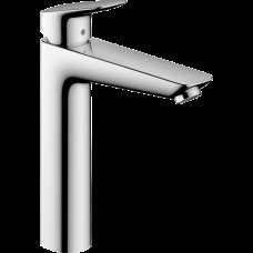 Смеситель для раковины hansgrohe Logis 190, со сливным гарнитуром 71090000/U, хром, уцененный товар