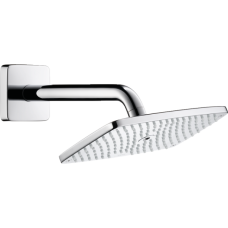 Верхний душ hansgrohe Raindance E 240 1jet EcoSmart с настенным кронштейном 27375000, хром