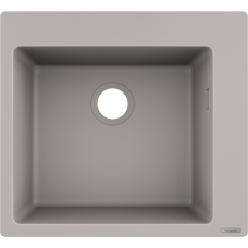 Кухонная мойка hansgrohe S51 S510-F450 врезная 43312380, серый бетон
