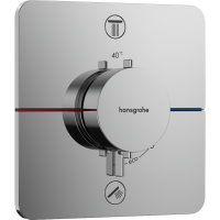 Термостат hansgrohe ShowerSelect Comfort Q для скрытого монтажа на 2 функции