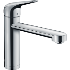Смеситель для кухонной мойки hansgrohe Focus M42 120, для установки перед окном, 1jet 71807000, хром