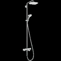 Душевая система hansgrohe Croma E 280 1jet с термостатом для ванны 27687000/U, хром, уцененный товар
