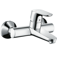 Смеситель для раковины hansgrohe Focus настенный, хром