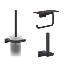 Готовый набор аксессуаров hansgrohe AddStoris HG-PR197, матовый черный