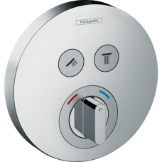 Внешняя часть смесителя для душа hansgrohe ShowerSelect S скрытого монтажа на 2 потребителя 15748000, хром