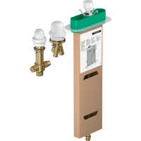 Внешняя монтажная часть hansgrohe для ванны на 3 отверстия
