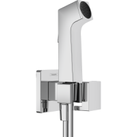 Гигиенический душ hansgrohe 1jet E с запорным вентилем, держателем и шлангом 125 см, для холодной воды, хром