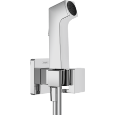 Гигиенический душ hansgrohe 1jet E с запорным вентилем, держателем и шлангом 125 см, для холодной воды 29231000, хром