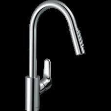 Смеситель для кухонной мойки hansgrohe Focus M41 240, с вытяжным душем 2jet, sBox 73880000