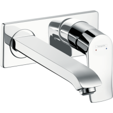 Внешняя часть смесителя для раковины hansgrohe Metris скрытого монтажа, настенный 31086000, хром