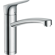 Смеситель для кухонной мойки hansgrohe Logis M31 160, для установки перед окном 71833000, хром
