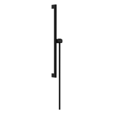 Душевая штанга hansgrohe Unica S Puro 650 мм со слайдером и шлангом Isiflex 1600 мм 24402670, матовый черный