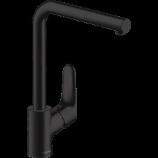 Смеситель для кухонной мойки hansgrohe Focus M41 280, 31817670/U1, матовый черный, уцененный товар