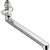 Излив для смесителей для душа hansgrohe поворотный 14495000, хром