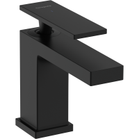 Смеситель для раковины hansgrohe Tecturis E 80, EcoSmart+, для холодной воды, 73013670, матовый черный