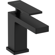 Смеситель для раковины hansgrohe Tecturis E 80, EcoSmart+, для холодной воды, 73013670, матовый черный