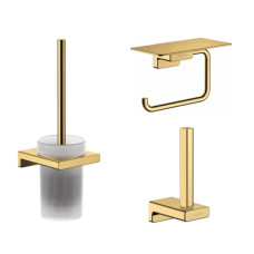 Готовый набор аксессуаров hansgrohe AddStoris HG-PR202, полированное золото