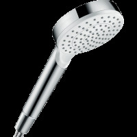 Ручной душ hansgrohe Crometta 100 1jet EcoSmart 26333400, белый/хром