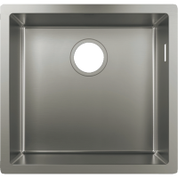 Кухонная мойка hansgrohe S71 S719-U400 интегрированная 43425800, нержавеющая сталь