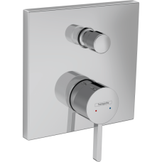 Смеситель для ванны hansgrohe Finoris скрытого монтажа, со встроенной защитной комбинацией EN1717