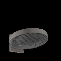 Верхний душ hansgrohe Rainfinity 360 1jet с настенным креплением, шлифованный черный хром, уцененный товар