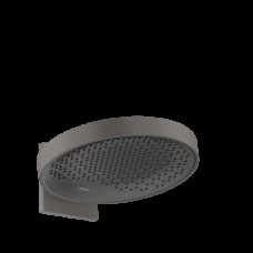 Верхний душ hansgrohe Rainfinity 360 1jet с настенным креплением 26230340/U, шлифованный черный хром, уцененный товар