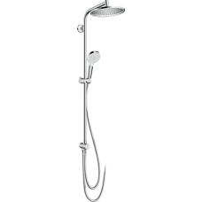 Душевая система hansgrohe Crometta S 240 1jet EcoSmart Reno с переключателем потоков 27270000, хром