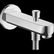 Излив для ванны hansgrohe Metris S с переключателем на душ 31417000, хром