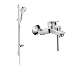 Готовый набор для ванны hansgrohe Logis с ручным душем Raindance HG-PR162, хром