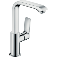 Смеситель для раковины hansgrohe Metris 230 с поворотным изливом 31081000, хром