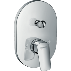 Внешняя часть смесителя для ванны hansgrohe Logis скрытого монтажа 71406000, хром