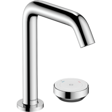 Смеситель для раковины hansgrohe Tecturis S 150 CoolStart EcoSmart+, с донным клапаном
