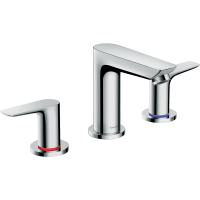 Смеситель hansgrohe Talis E для раковины, на 3 отверстия, со сливным гарнитуром