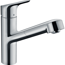 Смеситель для мойки hansgrohe Focus M43 150, с вытяжным изливом