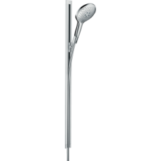 Душевой гарнитур hansgrohe Raindance Select S 150 3jet со штангой 90 см 26626400, белый/хром