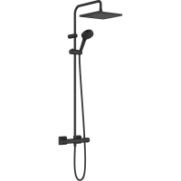 Душевая система hansgrohe Vernis Shape 240 1jet с термостатом 26429670, матовый черный