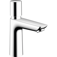 Кран для холодной воды hansgrohe Talis E 110 с автоматическим отключением, без сливного гарнитура 71719000, хром