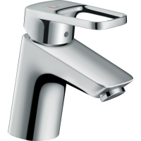 Смеситель для раковины hansgrohe Logis Loop 70 CoolStart, со сливным гарнитуром, хром
