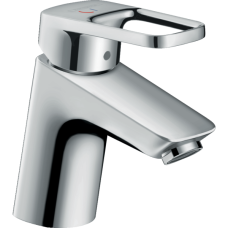 Смеситель для раковины hansgrohe Logis Loop 70 CoolStart, со сливным гарнитуром 71153000, хром