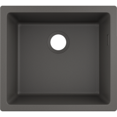 Кухонная мойка hansgrohe S51 S510-U450 интегрированная 43431290, серый камень