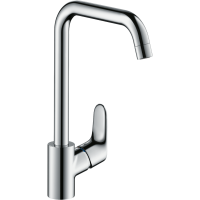 Смеситель для кухонной мойки hansgrohe Focus M41 260, Eco, 1jet 31821000, хром