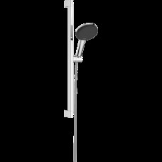 Душевой гарнитур hansgrohe Raindance Alive Select 125, 3 струи, со штангой Unica E Puro 65 см, 24600000, хром