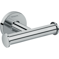 Крючок hansgrohe Logis Universal двойной, хром