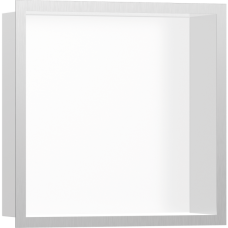 Настенный короб hansgrohe XtraStoris Individual, с дизайнерской рамой, 30х30х10 см