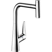 Смеситель для кухонной мойки hansgrohe Talis Select M51 300, с вытяжным изливом 1jet 72821000, хром