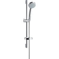 Душевой гарнитур hansgrohe Croma 100 4jet Vario со штангой 65 см и мыльницей, хром