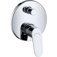 Внешняя часть смесителя для ванны hansgrohe Focus E2 скрытого монтажа, хром