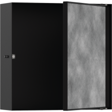Настенный короб hansgrohe XtraStoris Rock с дверью для облицовки плиткой, 30х30х10 см