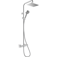 Душевая система hansgrohe Vernis Shape 230 1jet EcoSmart с термостатом 26097000, хром