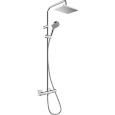 Душевая система hansgrohe Vernis Shape 230 1jet EcoSmart с термостатом 26097000, хром